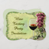 Einladung zur Weinprobe (Vorne/Hinten)