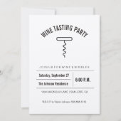 Einladung zur Weinprobe (Vorderseite)