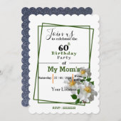 Einladung zur Weißen Blume (Vorne/Hinten)