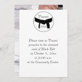 Einladung zur Werbeaktion der Kampfkunst (Vorne/Hinten)