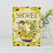 Einladung zur wertvollen Babydusche (Stehend Vorderseite)