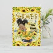 Einladung zur wertvollen Babydusche (Stehend Vorderseite)