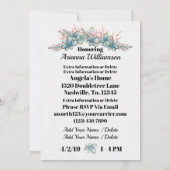 Einladung zur wertvollen Babydusche (Rückseite)