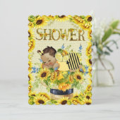 Einladung zur wertvollen Babydusche (Stehend Vorderseite)