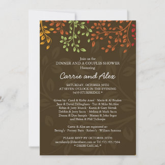 Einladung zur Whimsical Fall Engagement Party
