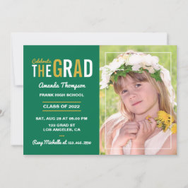 Einladung zur White, Gold und Green Graduation Par