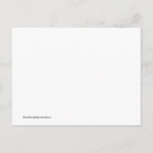 Einladung zur White Maroon Grad Cap Graduation Par (Rückseite)