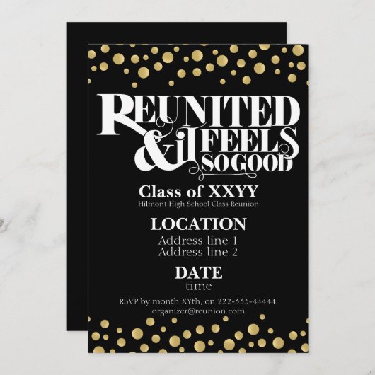 Einladung zur Wiedersehen (Vorne/Hinten)