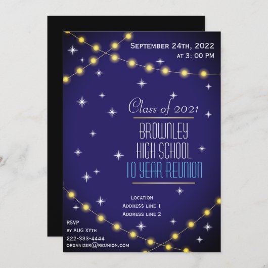 Einladung zur Wiedersehen (Vorne/Hinten)