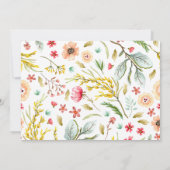 Einladung zur Wildblume (Rückseite)