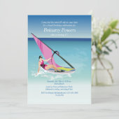 Einladung zur Windsurfschule (Stehend Vorderseite)