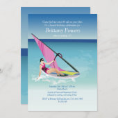 Einladung zur Windsurfschule (Vorne/Hinten)