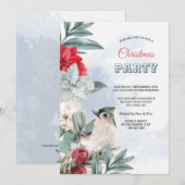 Einladung zur Winter-Bird-Party (Vorne/Hinten)