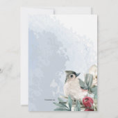 Einladung zur Winter-Bird-Party (Rückseite)