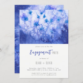 Einladung zur "Winter Blue Garden Engagement Party