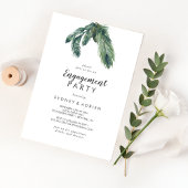 Einladung zur "Winter Greenery Engagement Party"