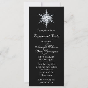 Einladung zur Winter-Hochzeitsparty