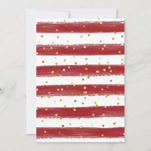 Einladung zur Winterblumenhochzeit (Rückseite)