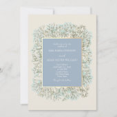 Einladung zur Winterblumenhochzeit (Vorderseite)