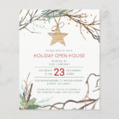 Einladung zur Winterfeiertage (Vorderseite)