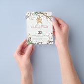 Einladung zur Winterfeiertage Flyer (Gruppe)