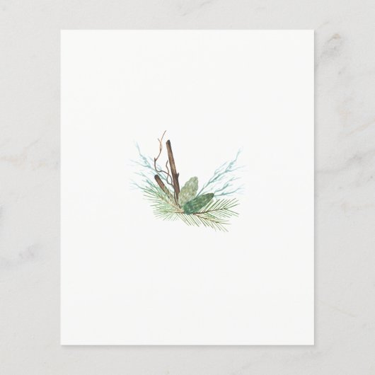 Einladung zur Winterfeiertage Flyer (Hinten)