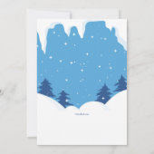 Einladung zur WinterGeburtstagsparty (Rückseite)