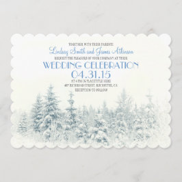 Einladung zur Winterhochzeit