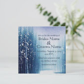 Einladung zur Winterhochzeit (Stehend Vorderseite)