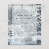 Einladung zur Winterhochzeit (Vorderseite)