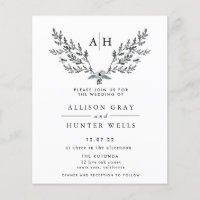 Einladung zur Winterhochzeit | Flyer Haushalt