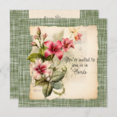 Einladung zur Winterhochzeit in Florida (Vorne/Hinten)