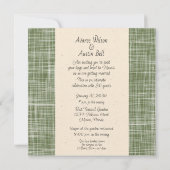 Einladung zur Winterhochzeit in Florida (Rückseite)