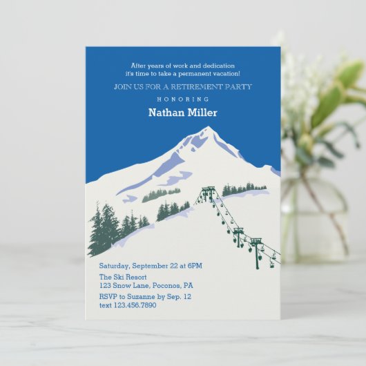 Einladung zur Winterlandschaft (Stehend Vorderseite)