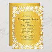 Einladung zur Wintermesse für Gold-Engagement (Vorne/Hinten)