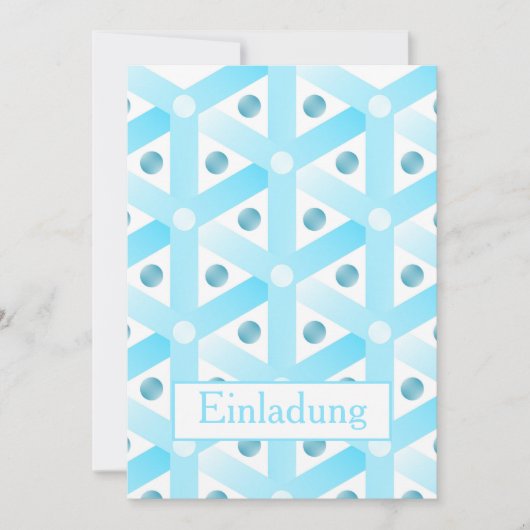 Einladung zur Winterparty (Vorderseite)