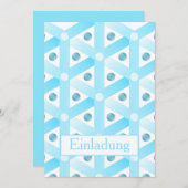 Einladung zur Winterparty (Vorne/Hinten)