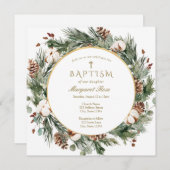 Einladung zur Wintertaufe (Vorne/Hinten)