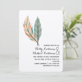 Einladung zur Wüstenhochzeit (Stehend Vorderseite)