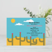 Einladung zur Wüstenlandschaft (Stehend Vorderseite)