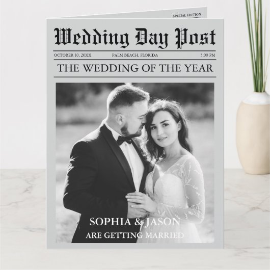 Einladung zur Zeitung und zum Programm (Vorderseite)