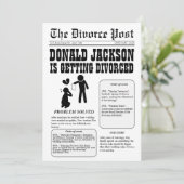 Einladung zur Zeitungsscheidung: Problem gelöst, Q (Stehend Vorderseite)