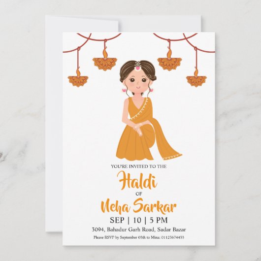 Einladung zur Zeremonie (Vorderseite)