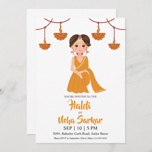 Einladung zur Zeremonie (Vorne/Hinten)