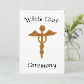 Einladung zur Zeremonie der weißen Teppiche Medizi (Stehend Vorderseite)