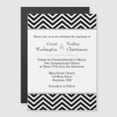 Einladung zur Zickzack Hochzeit (Vorne/Hinten)