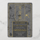 Einladung zur Zwei-Tonen-Schieferflora und -Libell (Vorderseite)