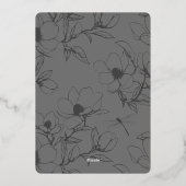 Einladung zur Zwei-Tonen-Schieferflora und -Libell (Rückseite)