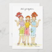 Einladung zusammen Bar-B-Q (Vorne/Hinten)