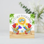 Einladung zusammenbringen (Stehend Vorderseite)